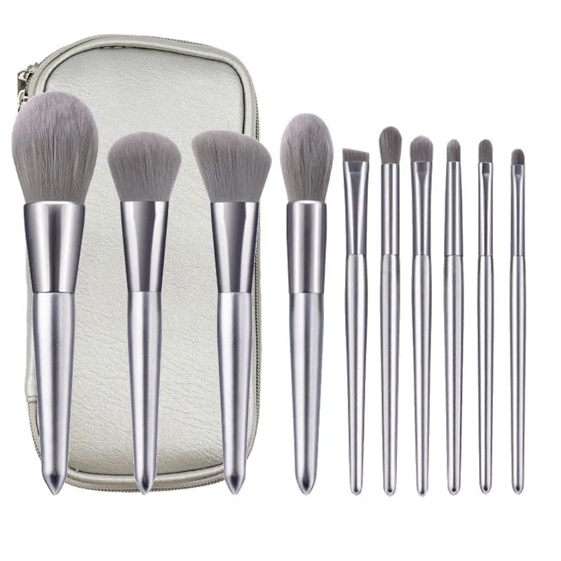 10 Silver Makeup Brushes Makeup Tools Blush Brush