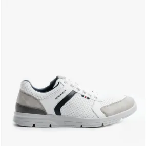 16426-40 Mens Casual Trainers White Combi