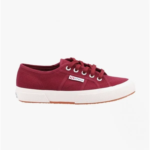 2750 COTU CLASSIC Ladies Canvas Trainers Dark Bordeaux