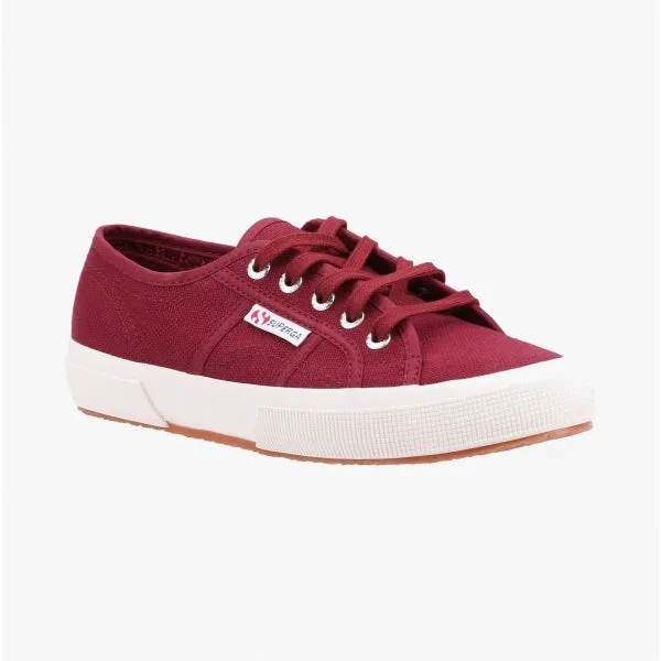 2750 COTU CLASSIC Ladies Canvas Trainers Dark Bordeaux