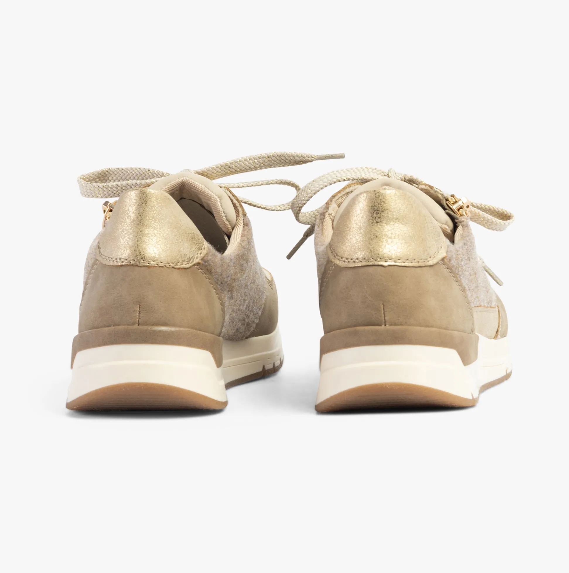 58902-64 Womens Trainers Beige