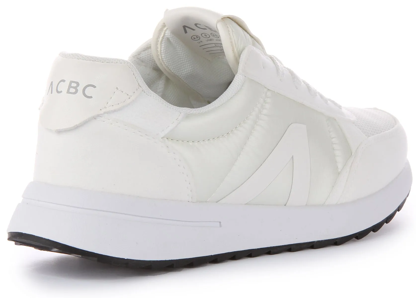 ACBC Lace up Trainer In White