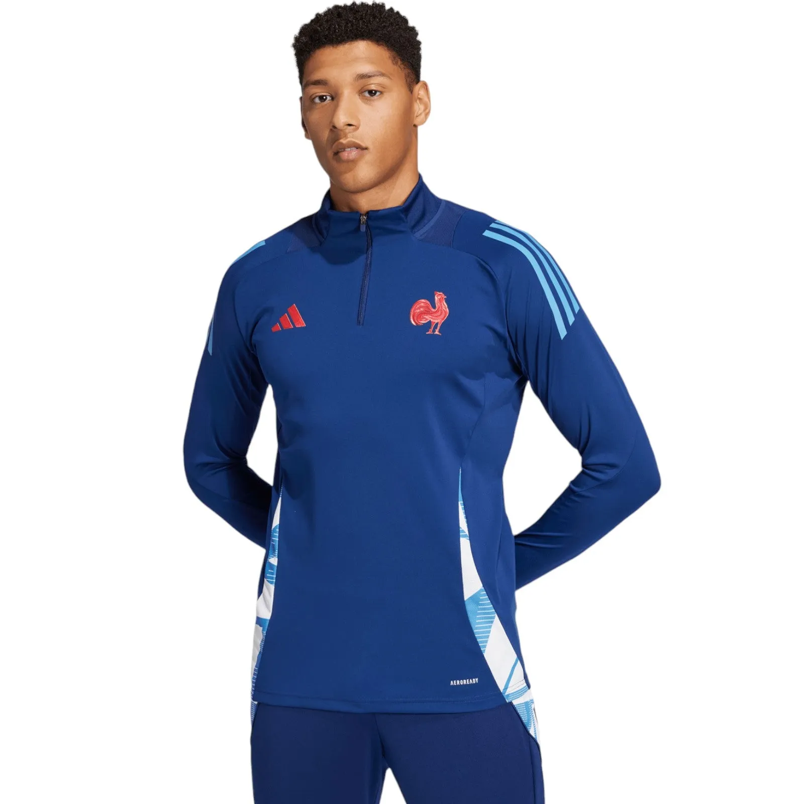 adidas France 2024/25 1/4 Zip Training Top