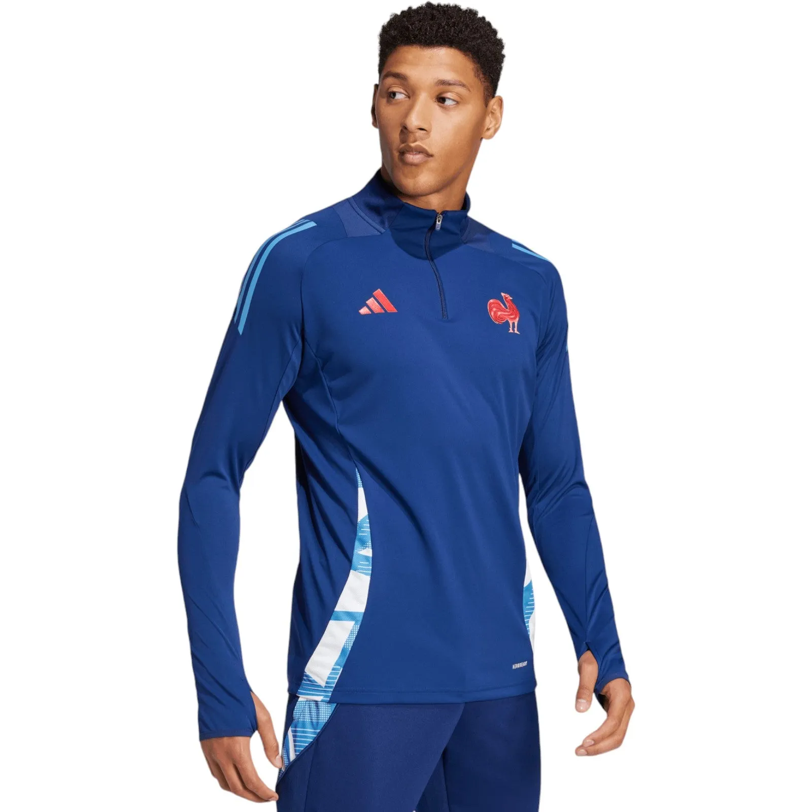 adidas France 2024/25 1/4 Zip Training Top