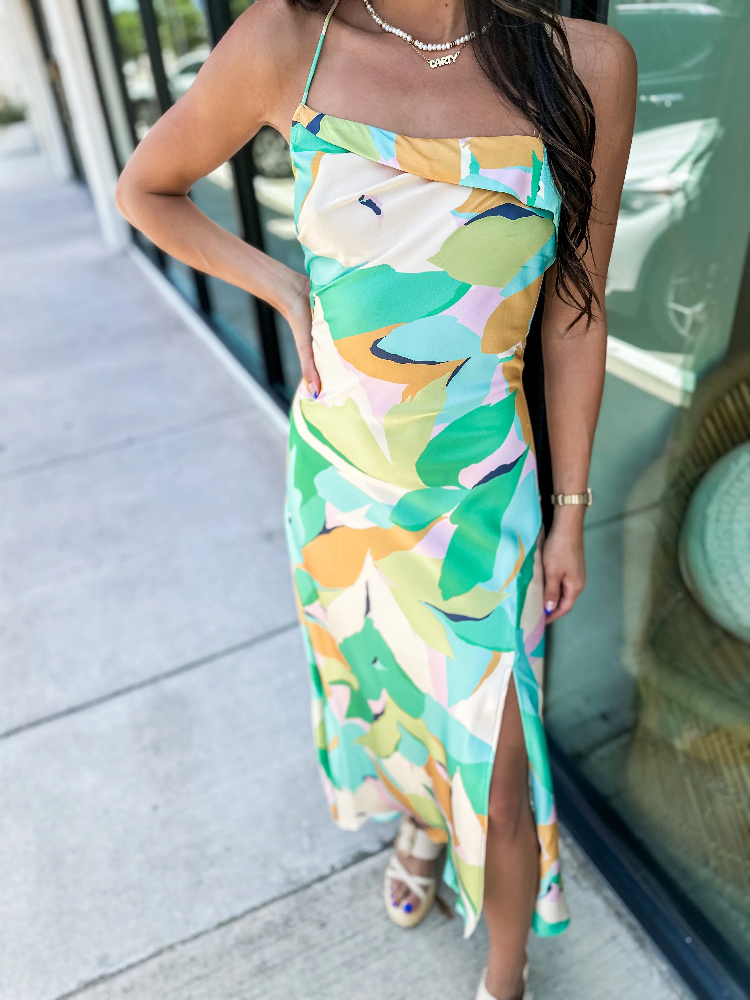 Afternoon Splendor Midi Dress