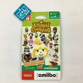 Animal Crossing Cards - Series 1 (Pack of 6 cards) - Nintendo Amiibo