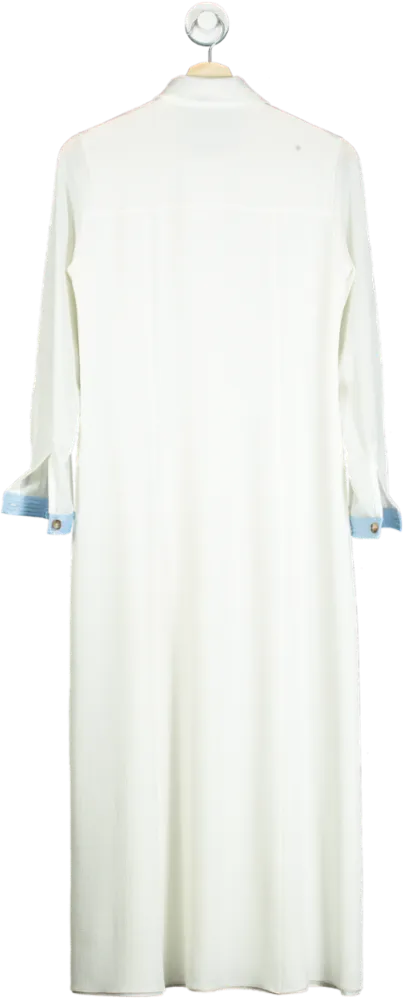 Anna October White Long Sleeve Dress XS