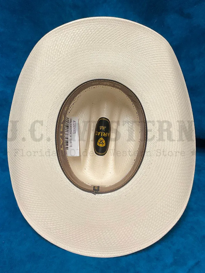 Ariat A73292 30X Shantung Straw Hat Natural