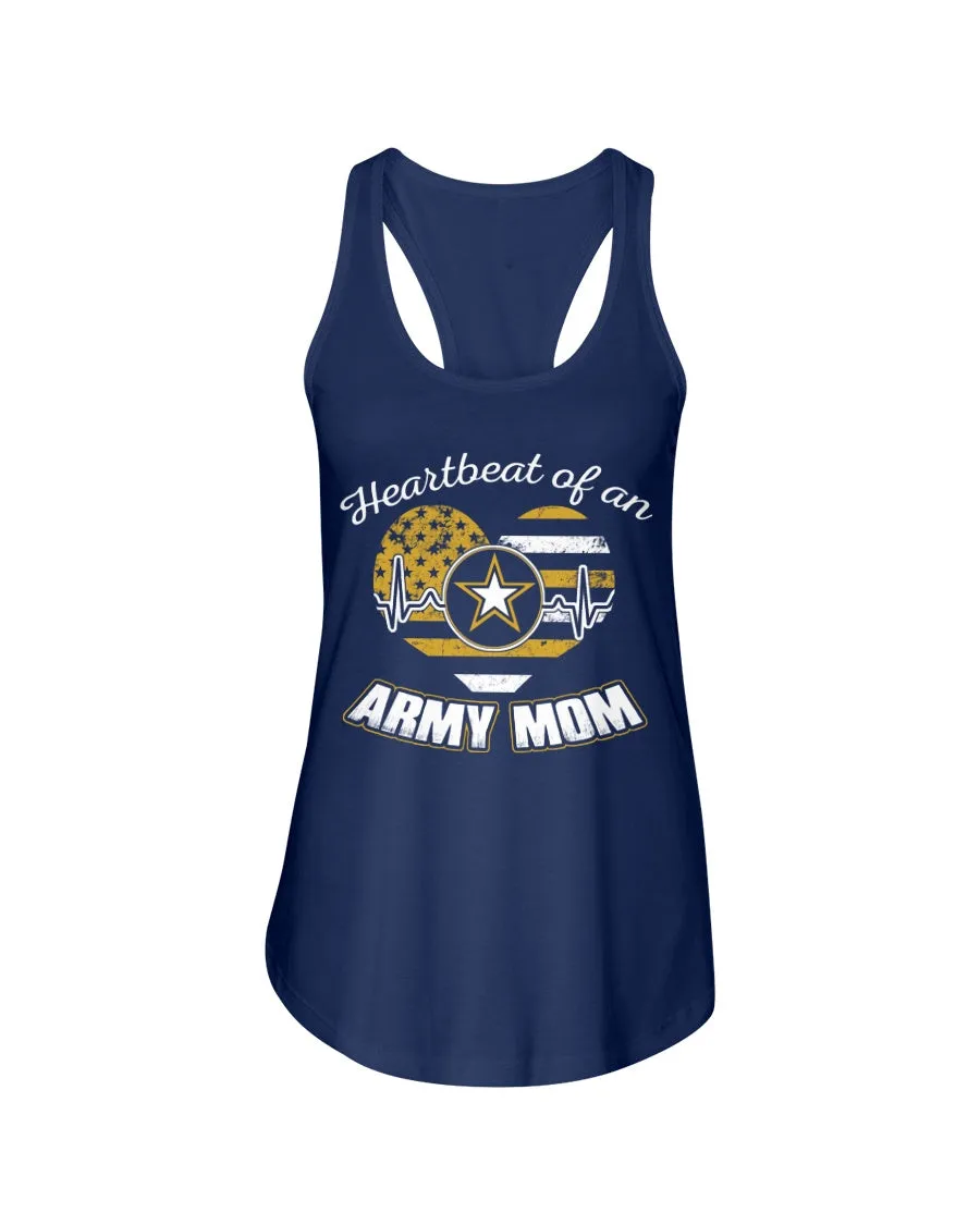 Army Mom Heartbeat of T-shirts