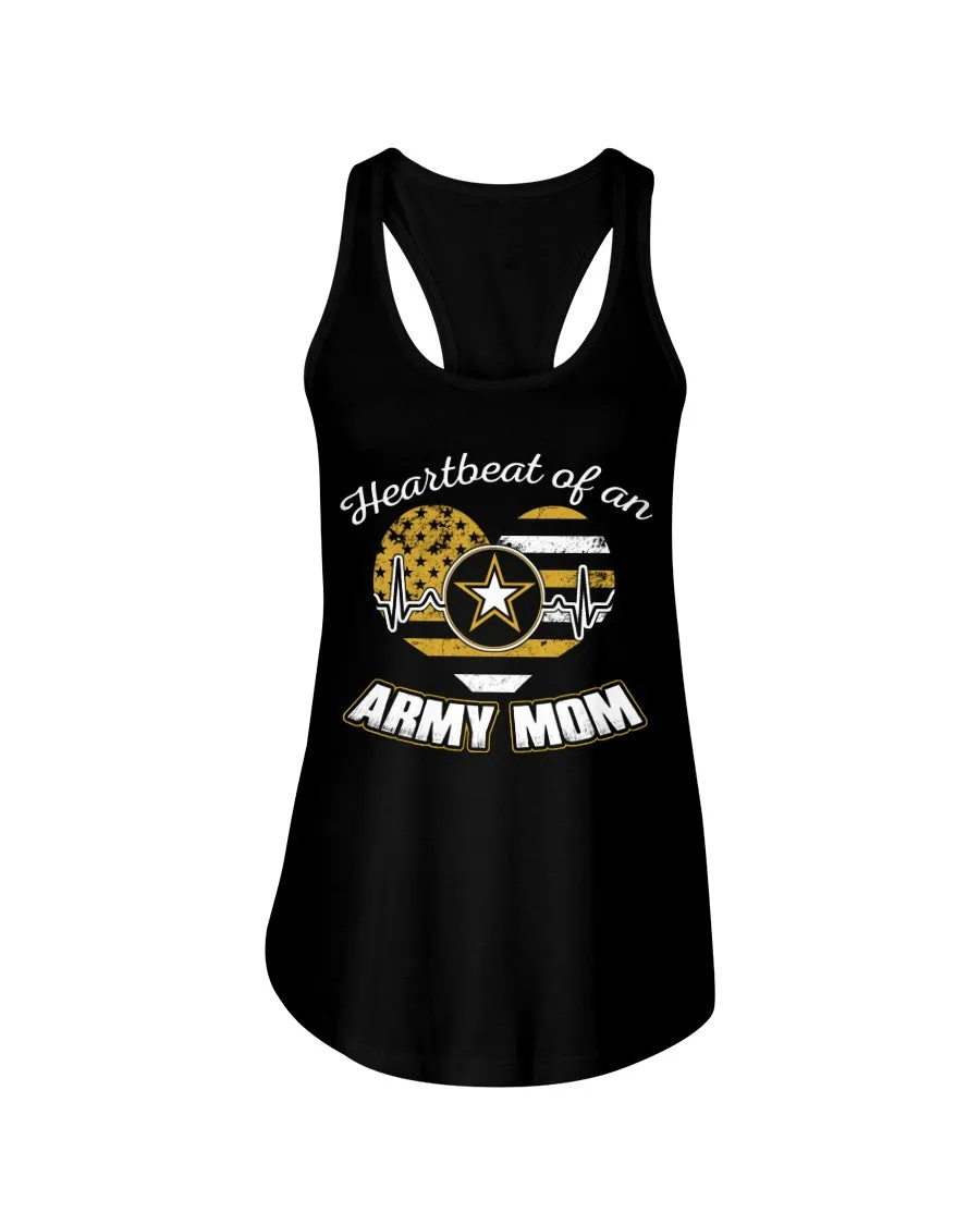 Army Mom Heartbeat of T-shirts