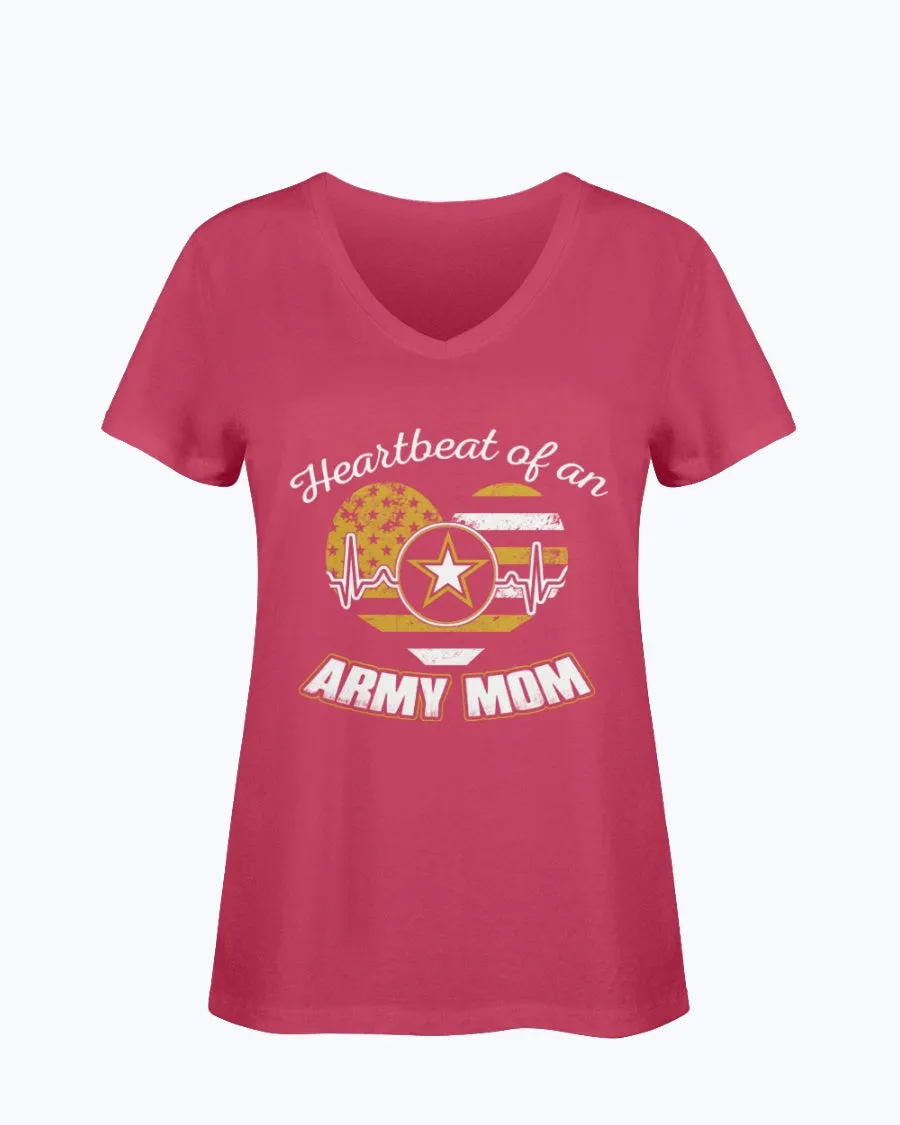 Army Mom Heartbeat of T-shirts