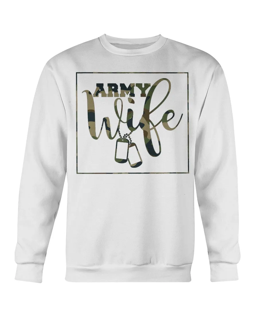 Army Wife Camo Square T-shirts