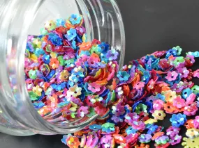 Assorted Small Flower Shaped Sequins(Wholesale)