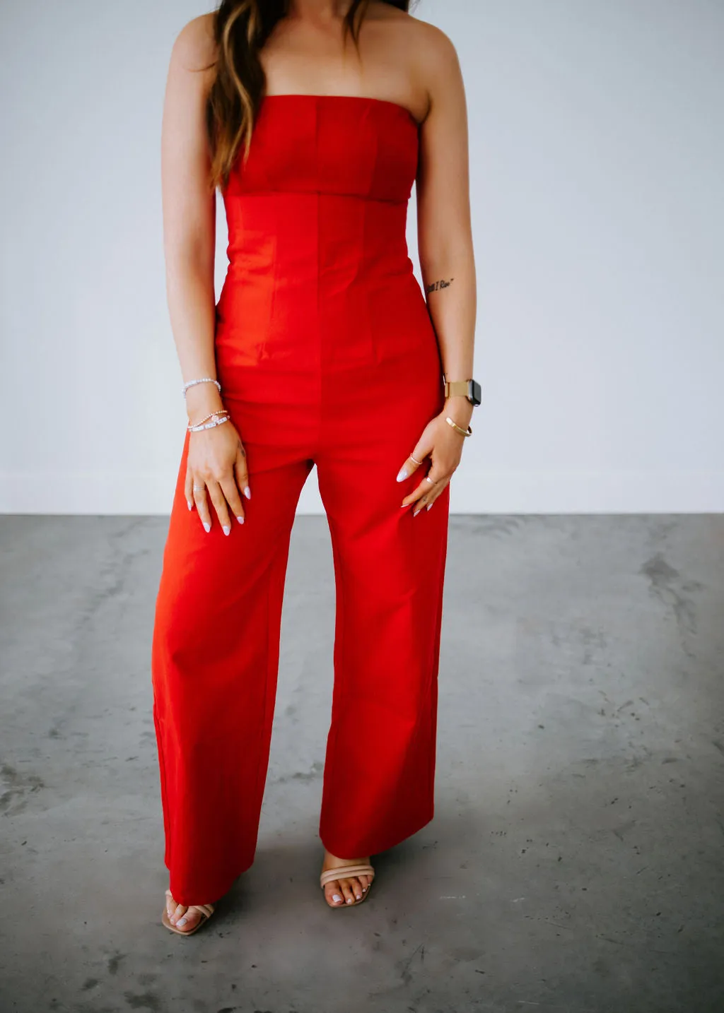 Axelle Strapless Jumpsuit