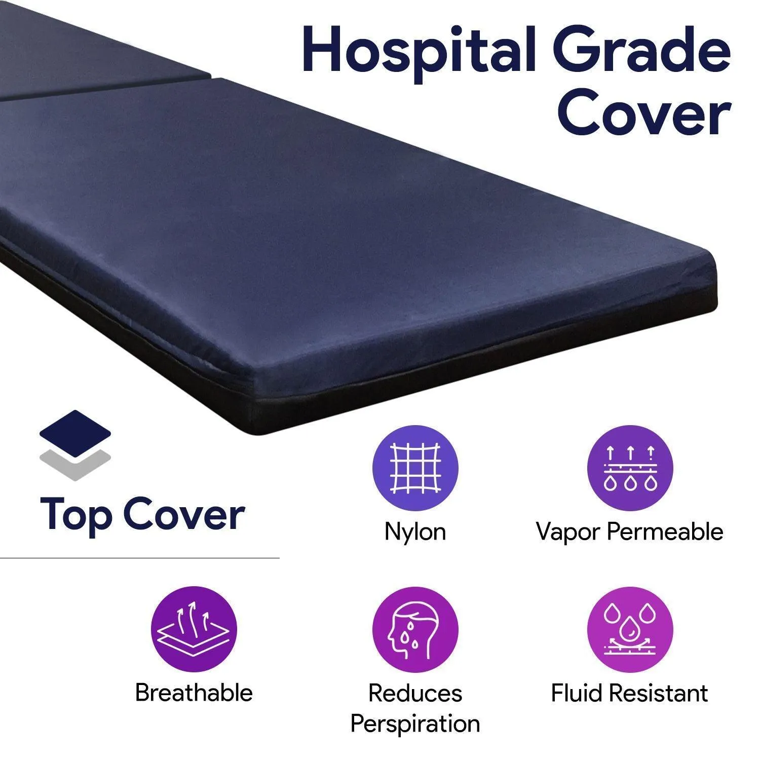 Bi-Fold Foam Fall Mat For Fall Prevention For Seniors