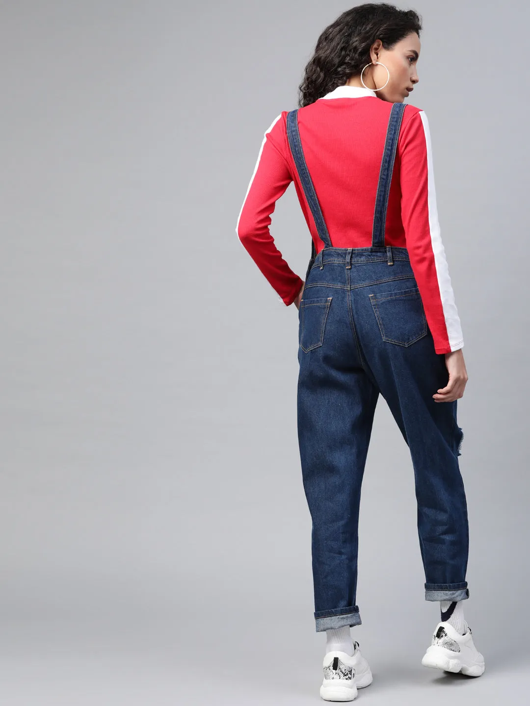 Blue Vintage Distress Dungaree