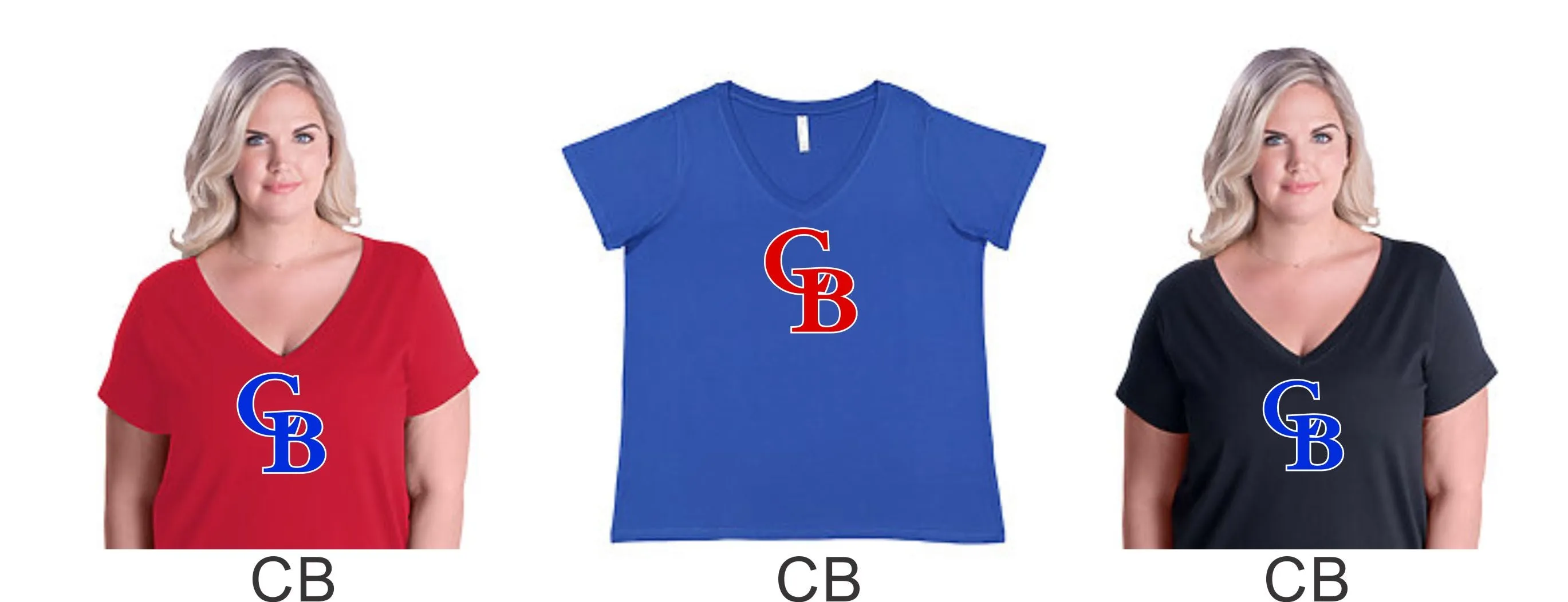 Bulldawgs Curvy Ladies Tee- 4 designs- Matte or Glitter