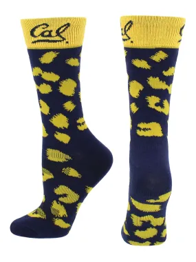 Cal Bears Socks Womens Savage Crew Socks Cal Berkeley