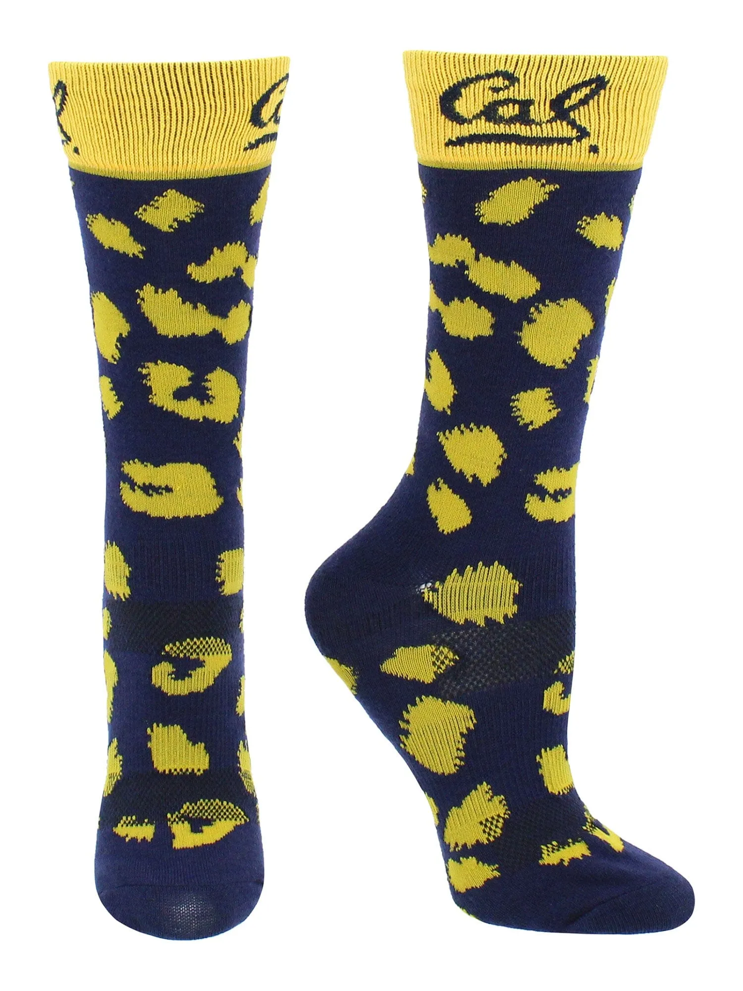 Cal Bears Socks Womens Savage Crew Socks Cal Berkeley