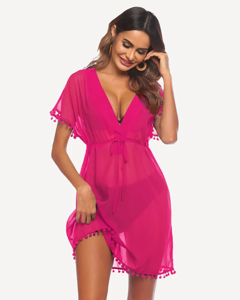 Chiffon Kimono Swimsuit Coverups