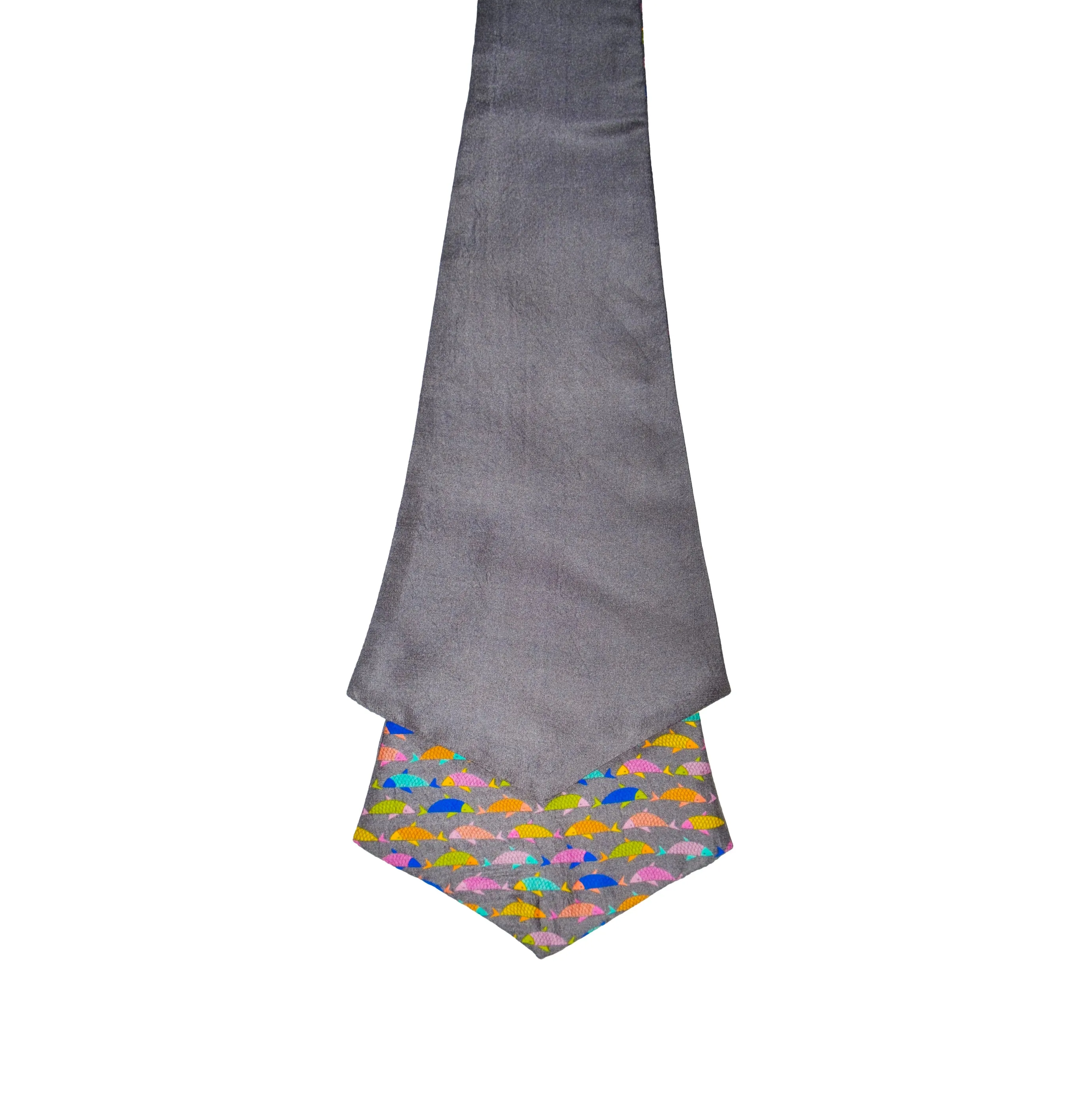 Chokore multicolor Fish print Silk Cravat