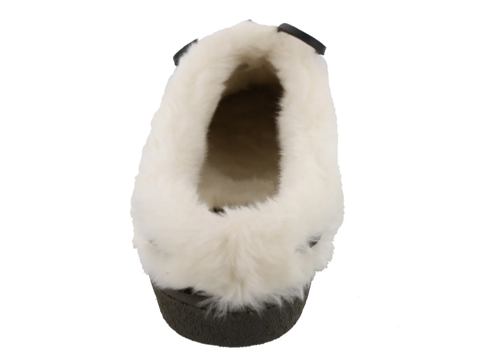 Clarks Womens Winter Cozy Fur Easy On Lightweight Suede Slippers