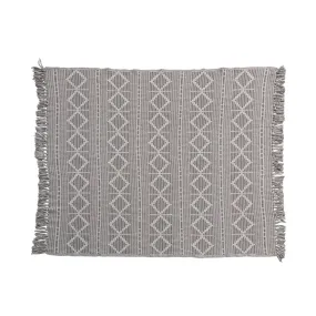 Diamond Pattern Cotton Throw Blanket