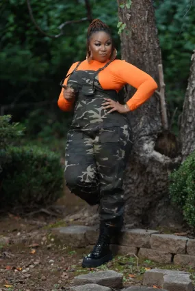 Diva Camo Girl Jumpsuit