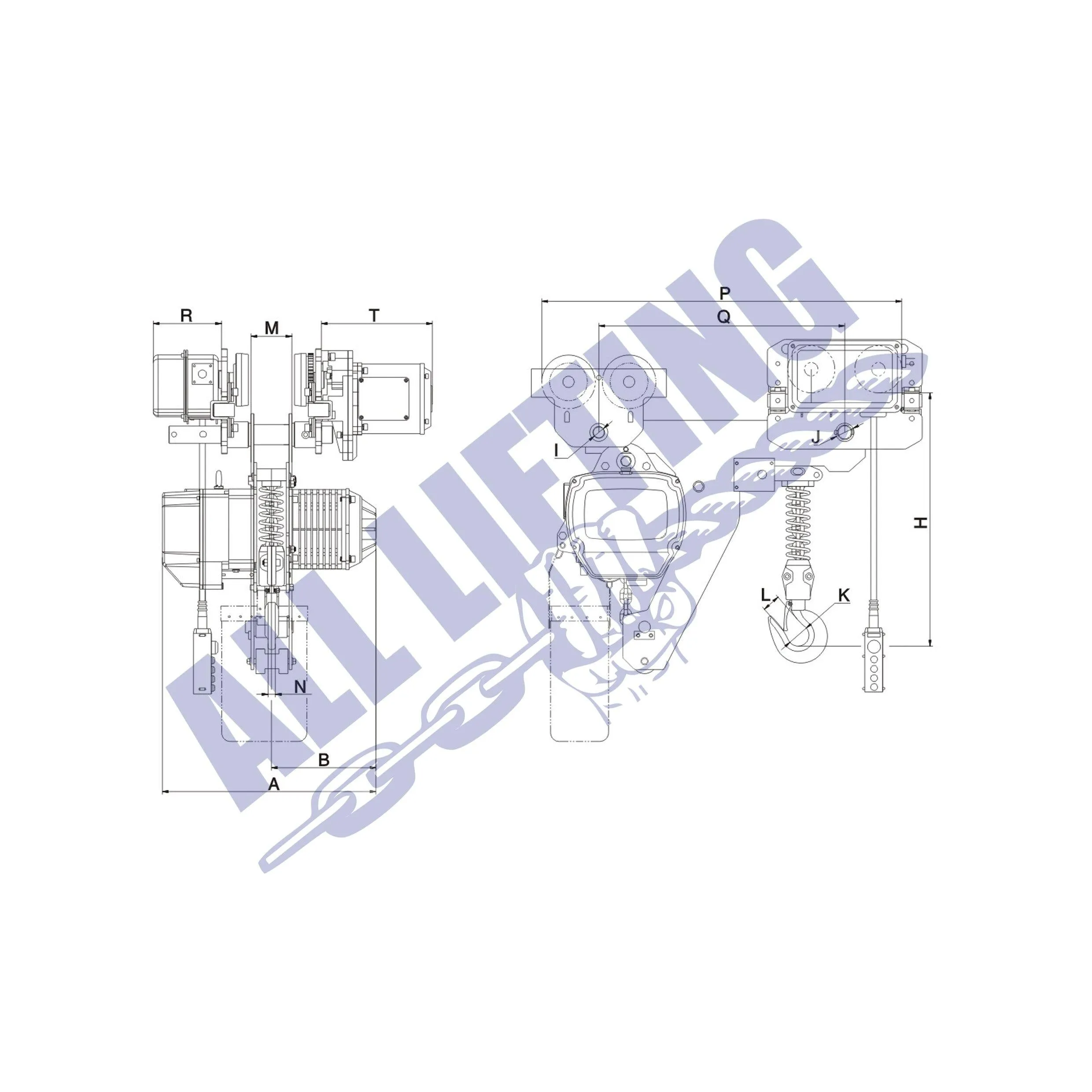 Electric Chain Hoist 1t to 7.5t | ALS