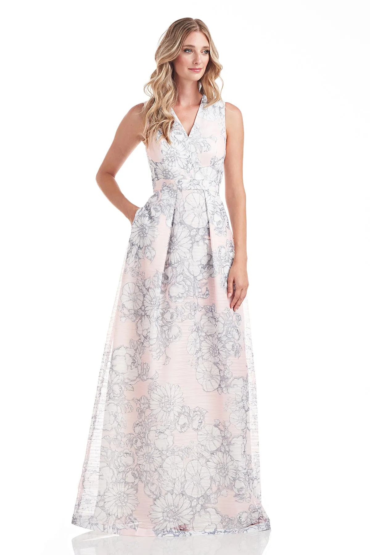 Eloise V-Neck Gown