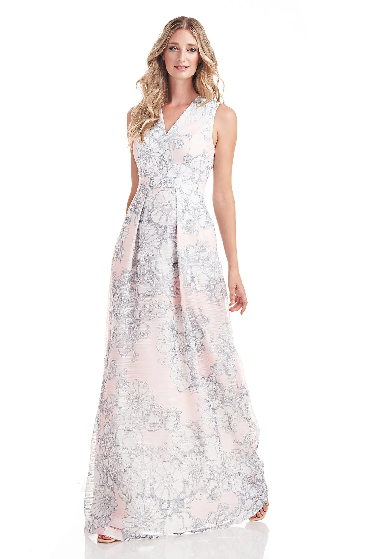 Eloise V-Neck Gown