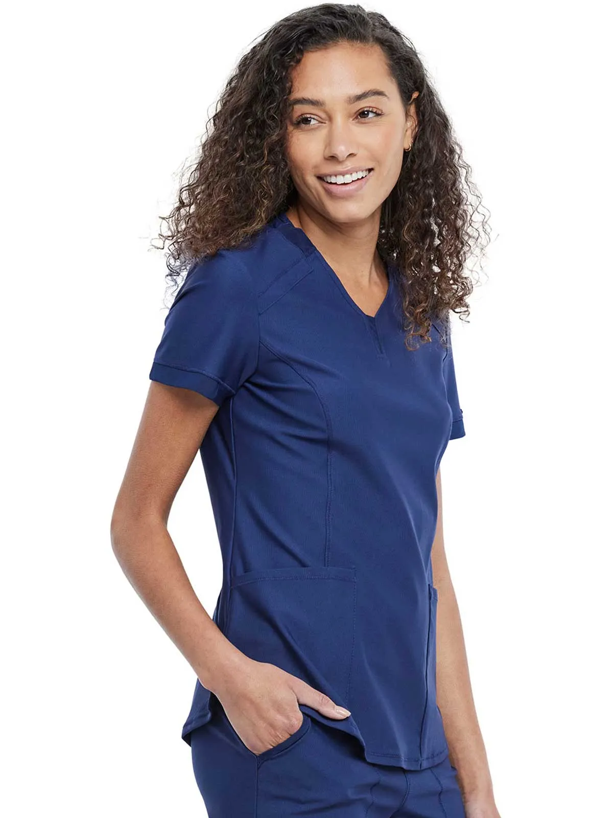 Form - Women's V-Neck Solid Top