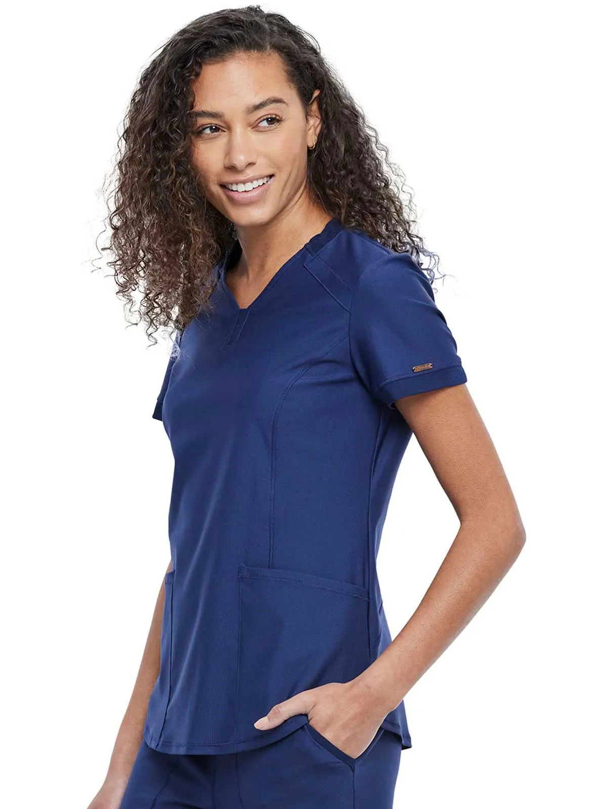 Form - Women's V-Neck Solid Top