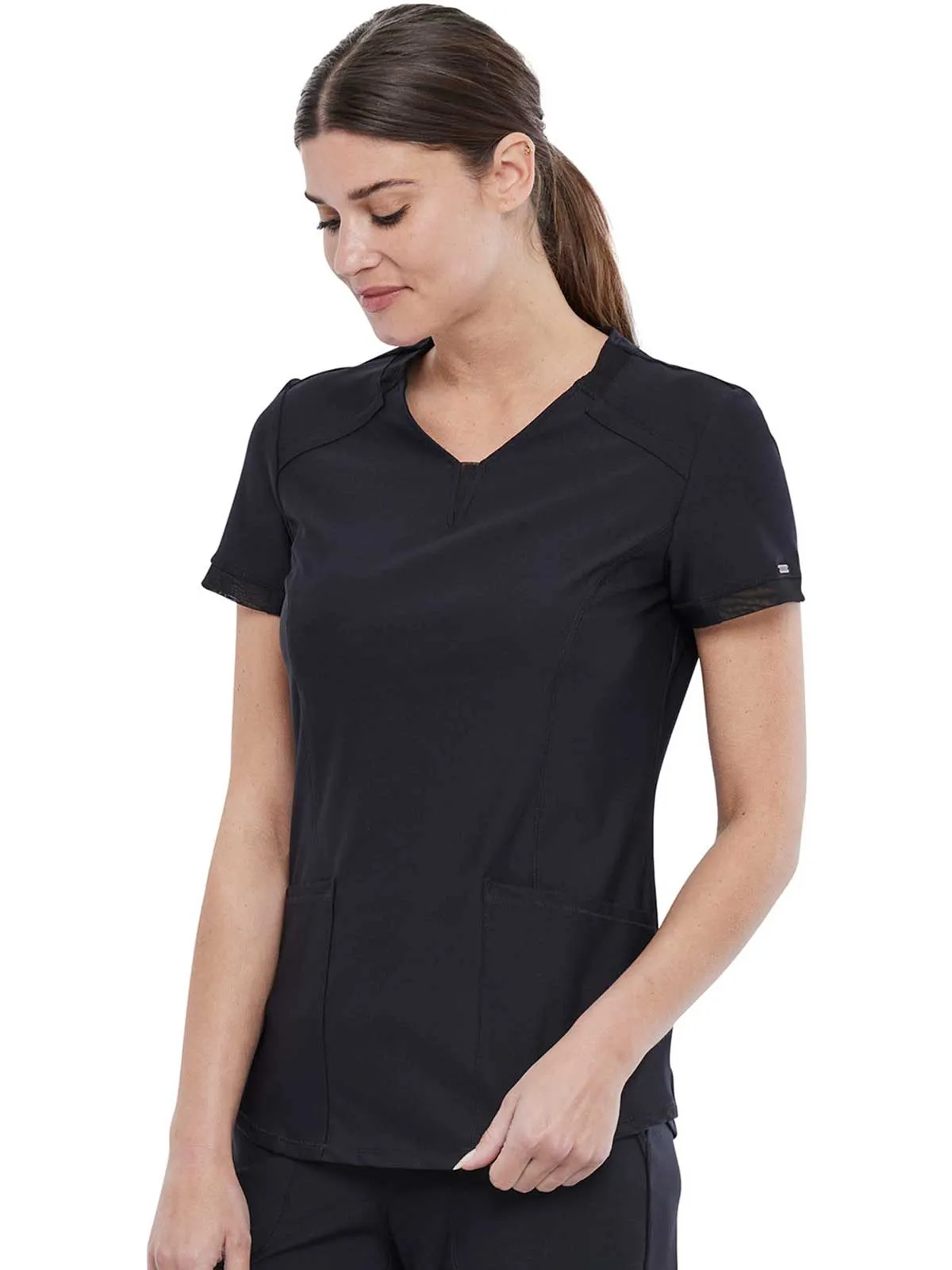 Form - Women's V-Neck Solid Top