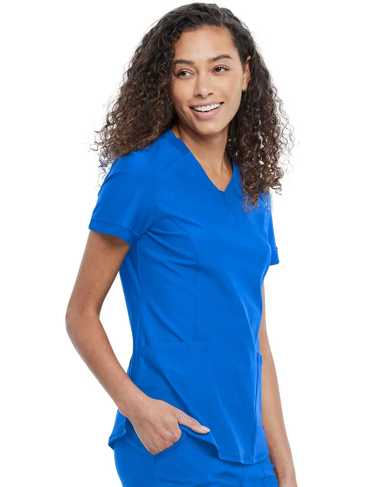 Form - Women's V-Neck Solid Top