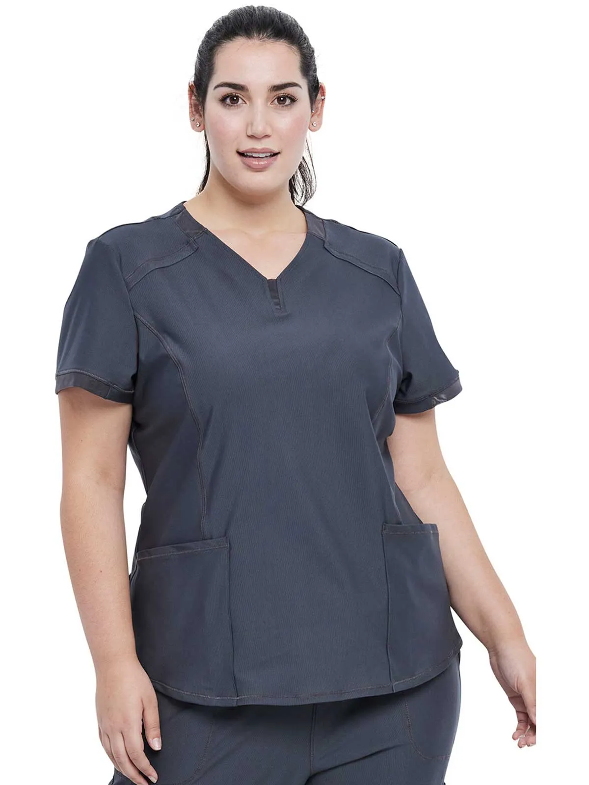 Form - Women's V-Neck Solid Top