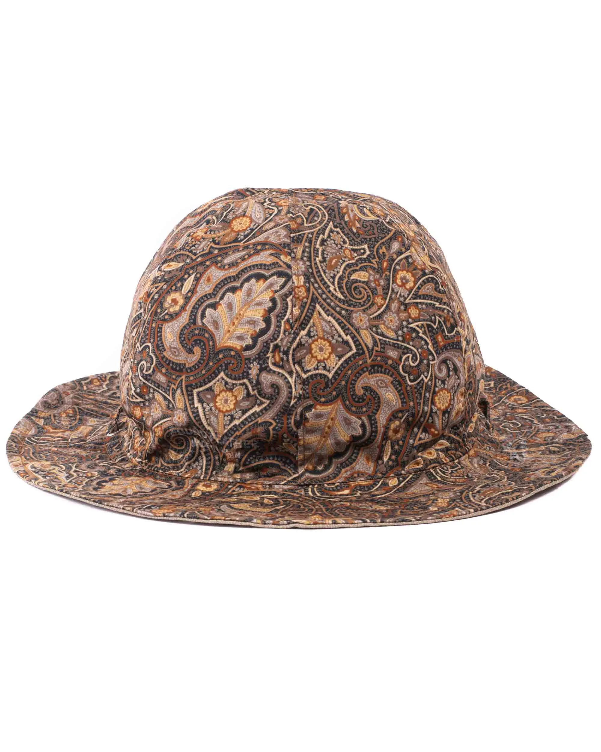 Found Feather Military Sun Hat (Reversible) Paisley   Yoryu Wasabi