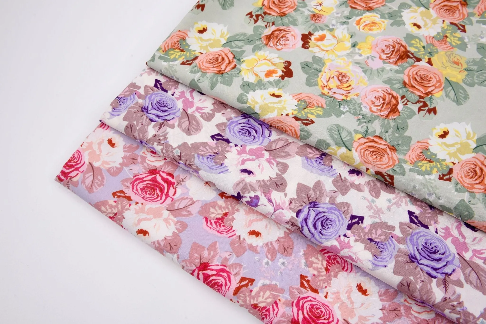 Four way Stretch Chiffon Wild Flowers Printed