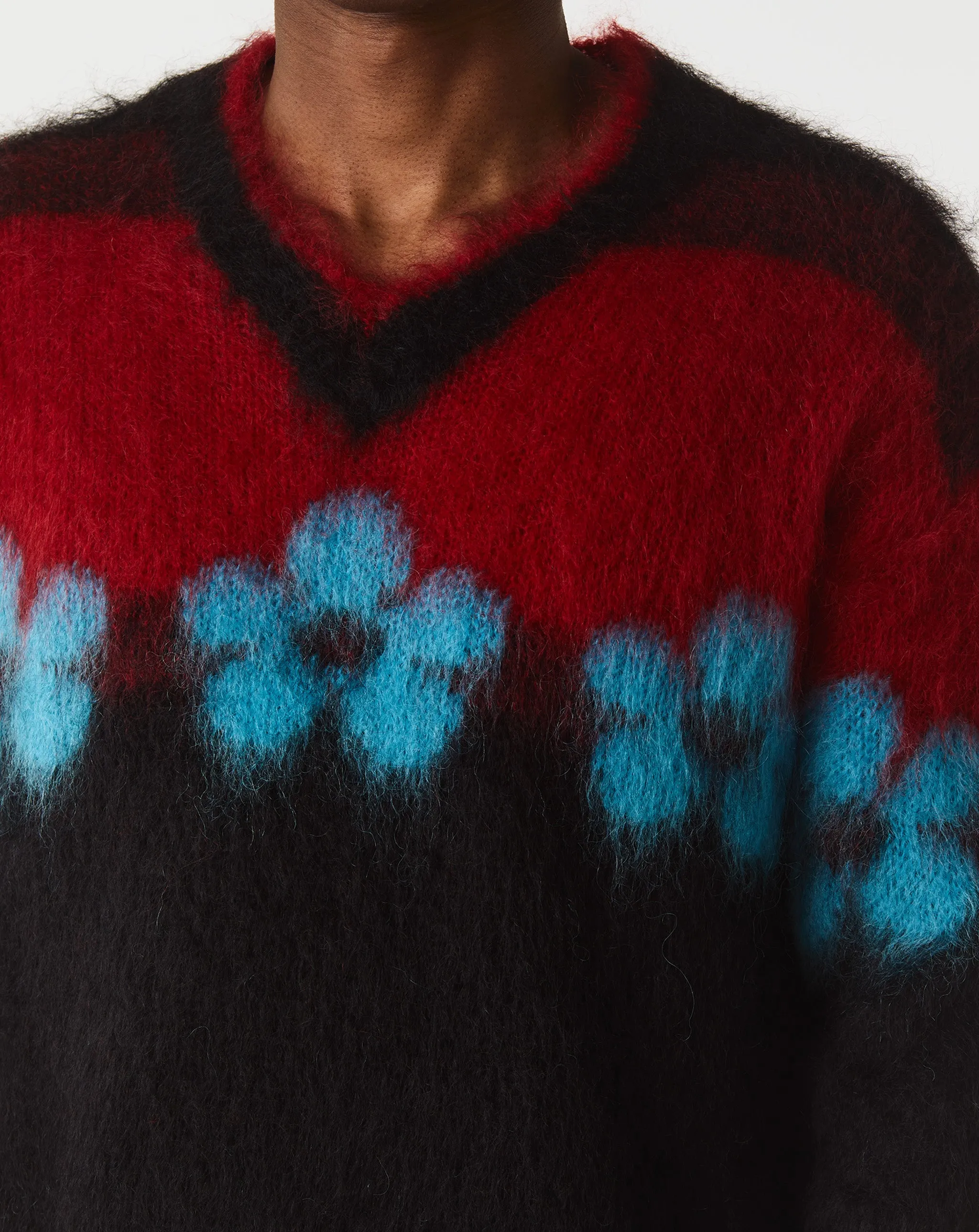 Fuzzy Wuzzy Flowers Sweater