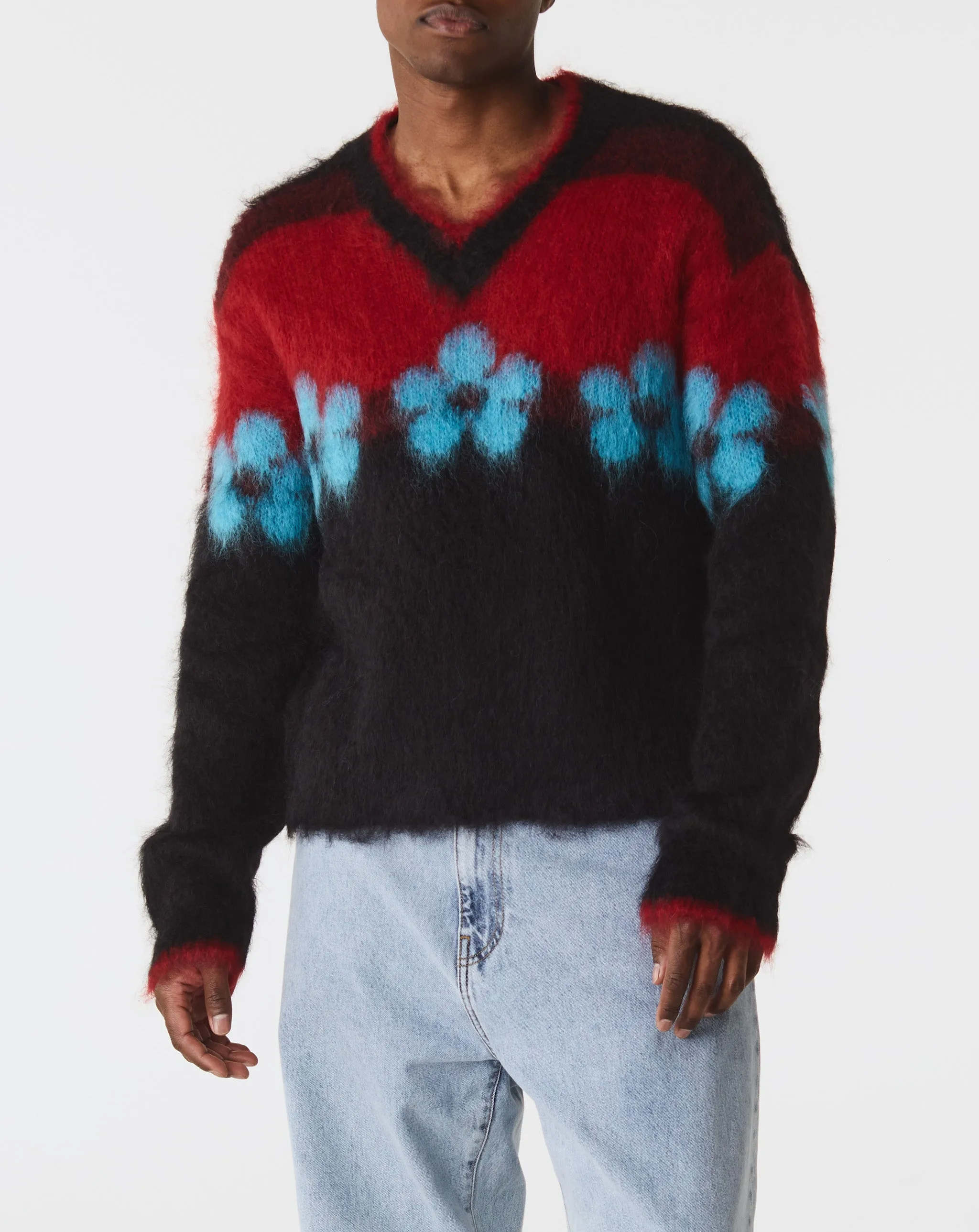 Fuzzy Wuzzy Flowers Sweater