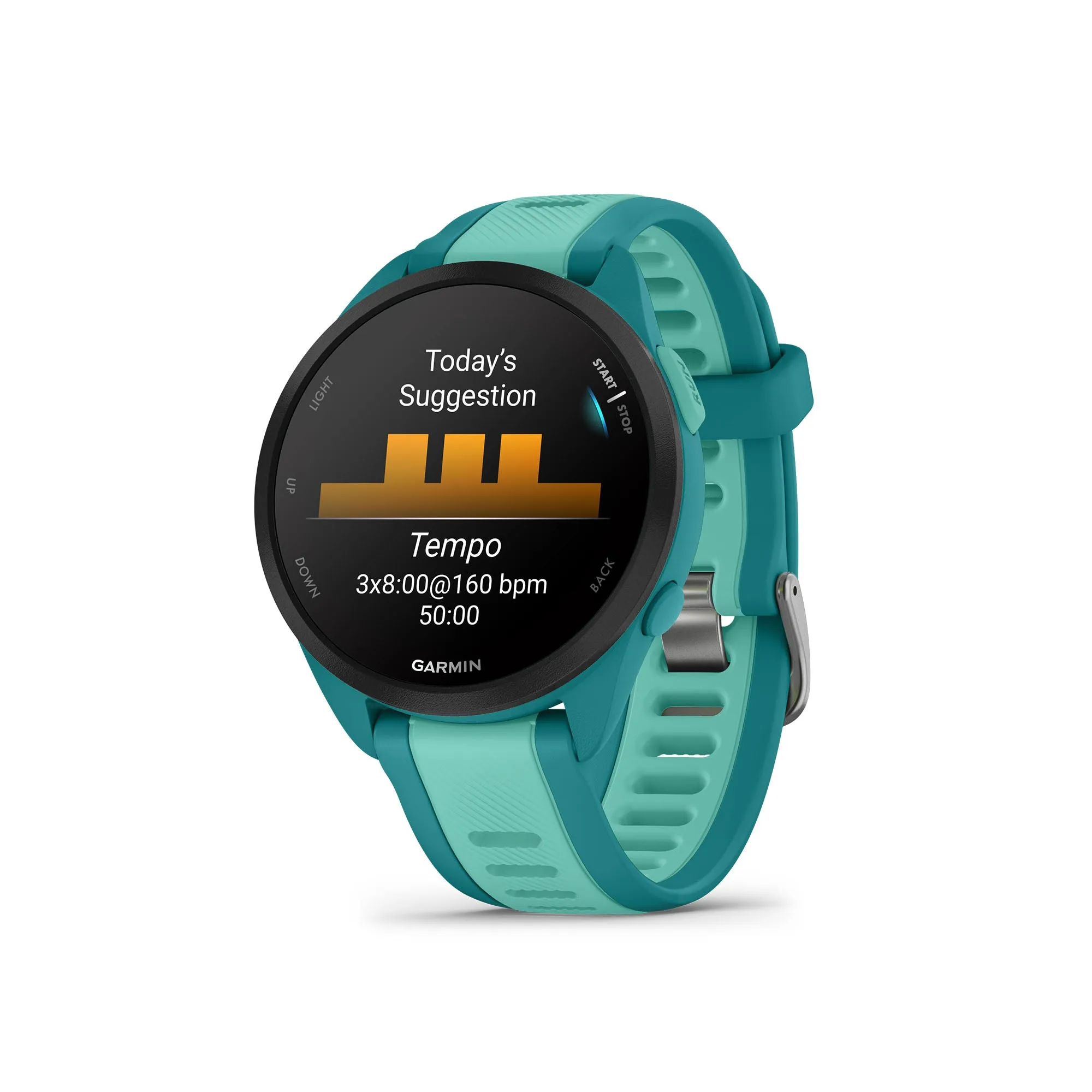 Garmin | Forerunner 165 Music Running Smartwatch - Turquoise/Aqua