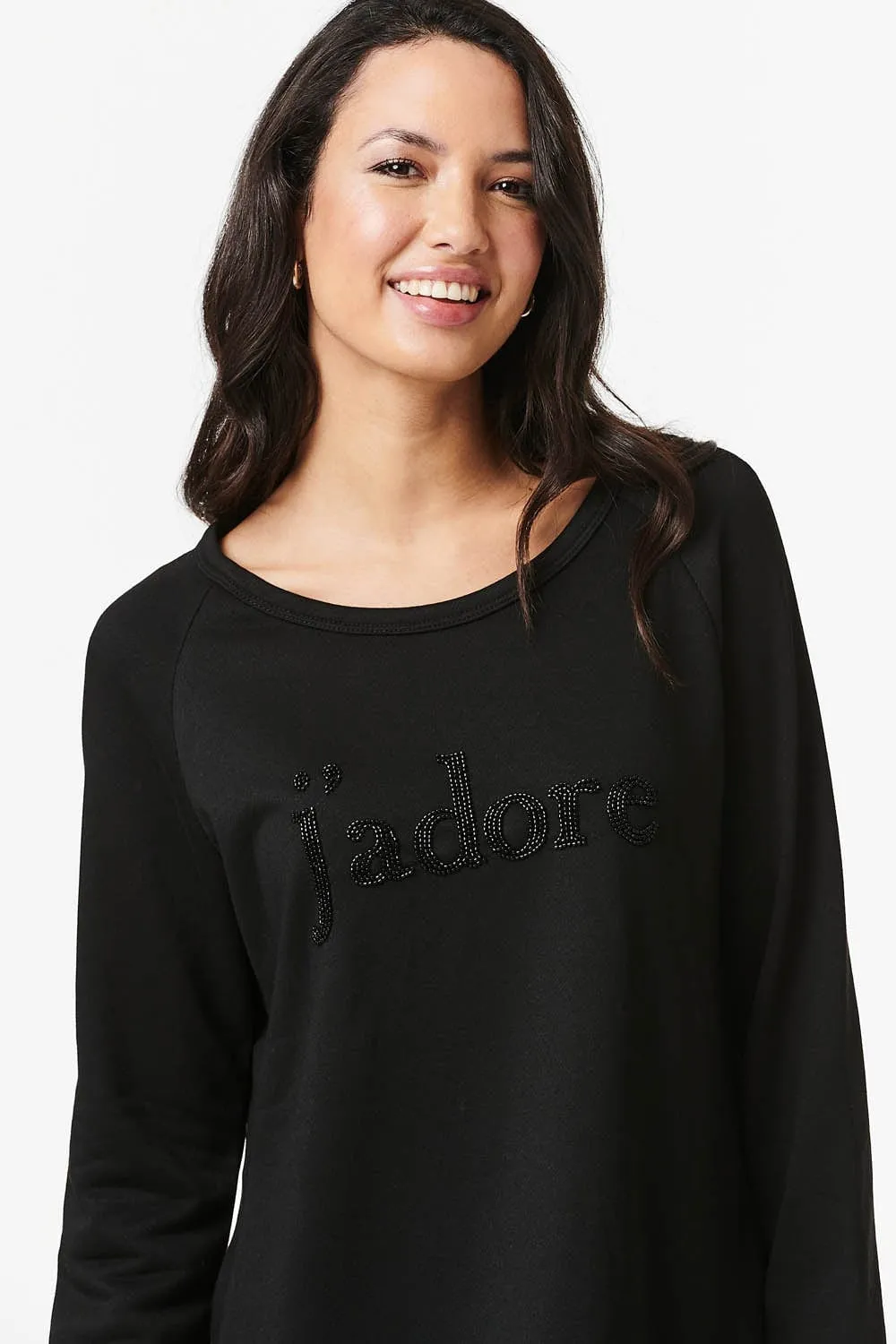 j'adore Print Sweatshirt