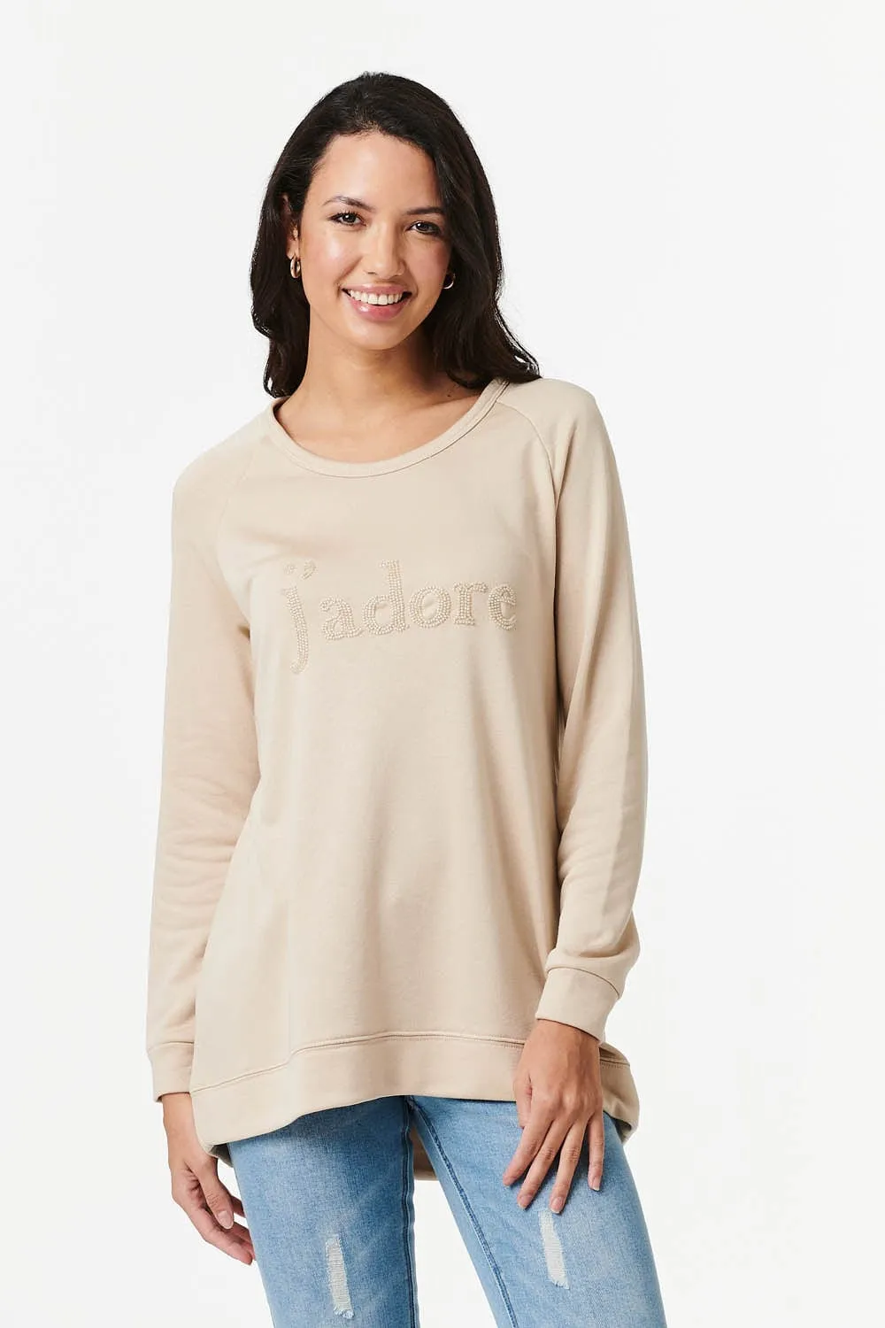 j'adore Print Sweatshirt