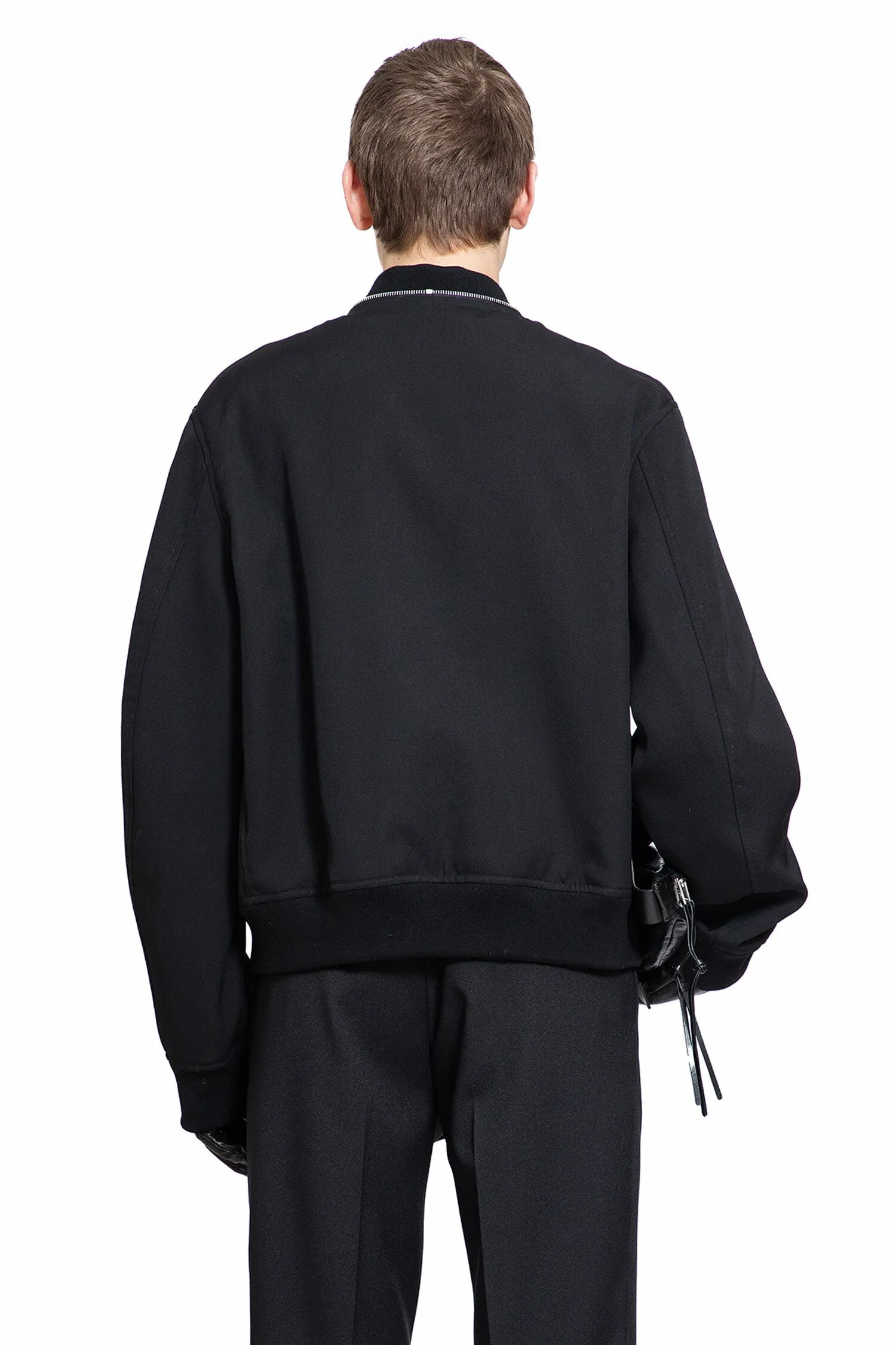 JIL SANDER MAN BLACK JACKETS