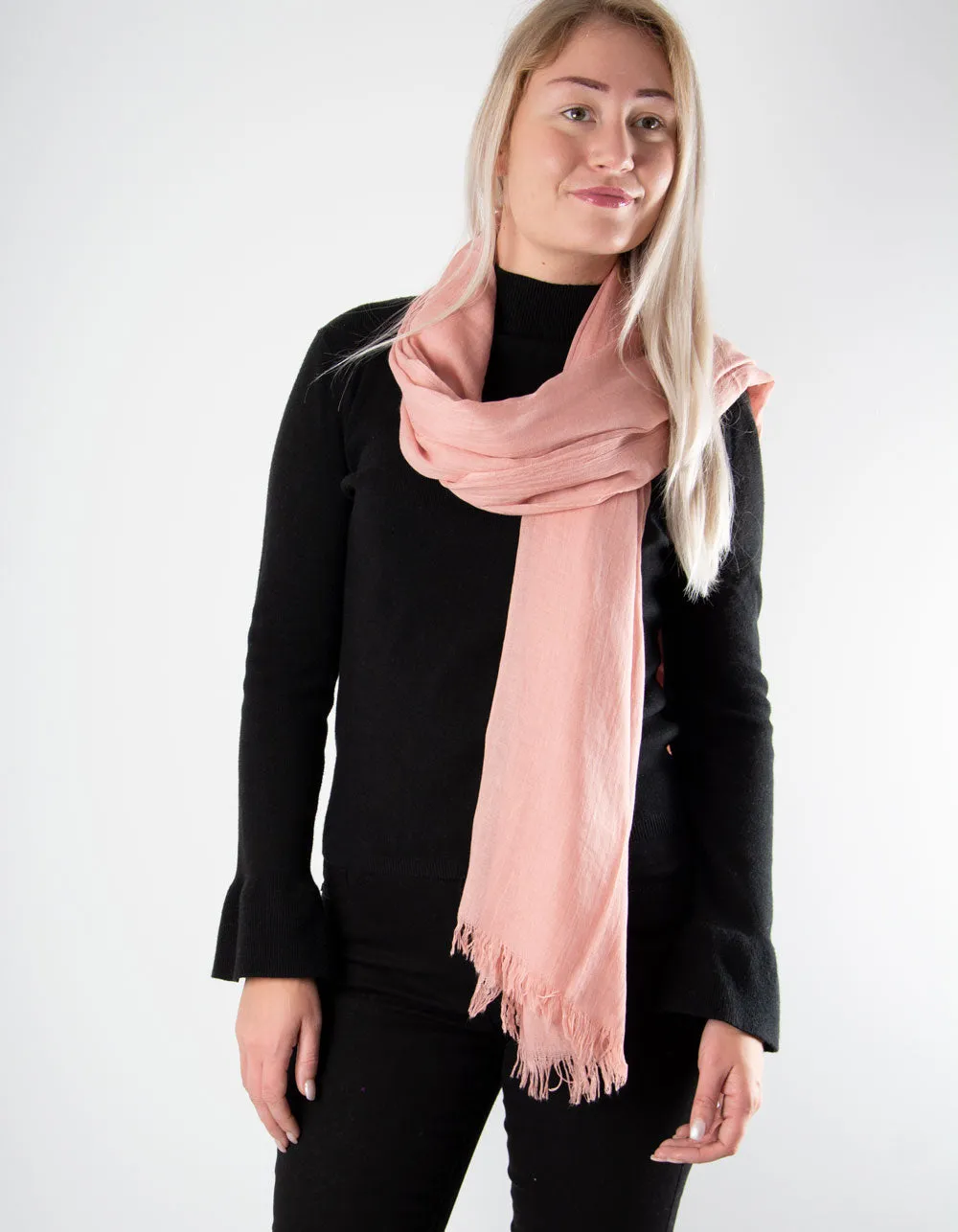 Lightweight Scarf Pashmina | Dusky Pink