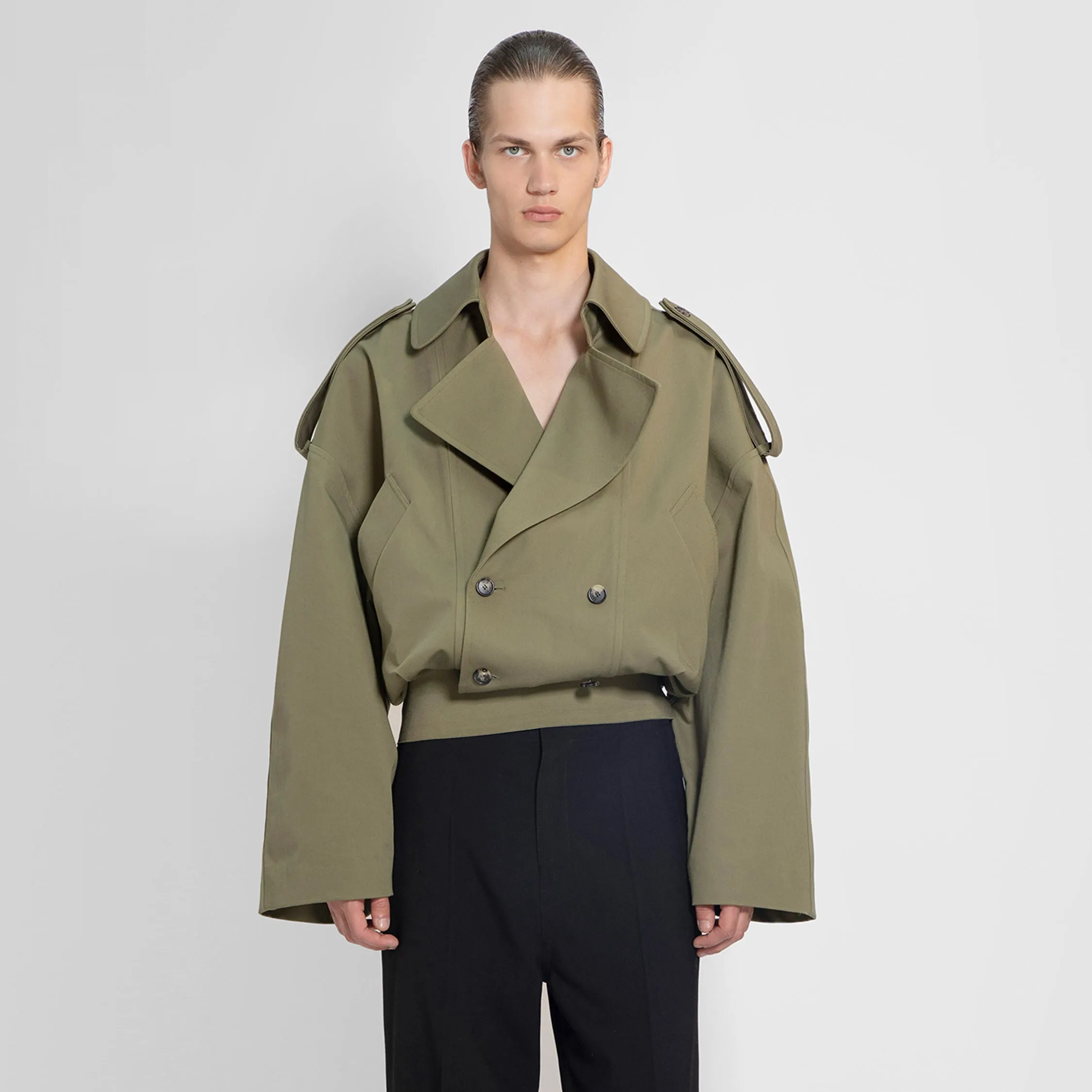 LOEWE MAN GREEN JACKETS