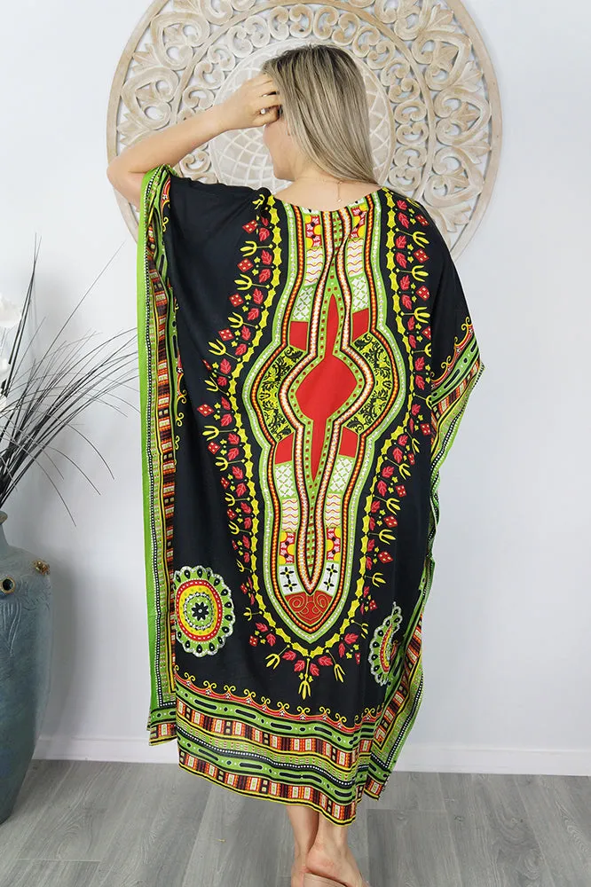 Long Kaftan "Bling" (Sequined) "Inca"