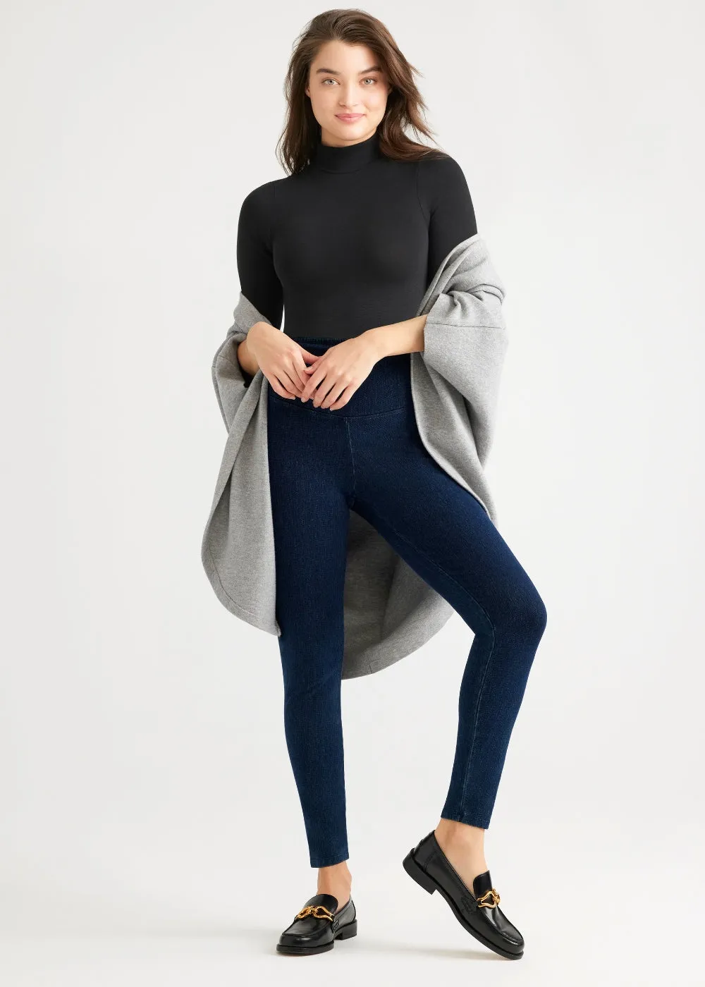 Madelyn Mock Neck Long Sleeve Shaping Bodysuit - Outlast® Seamless