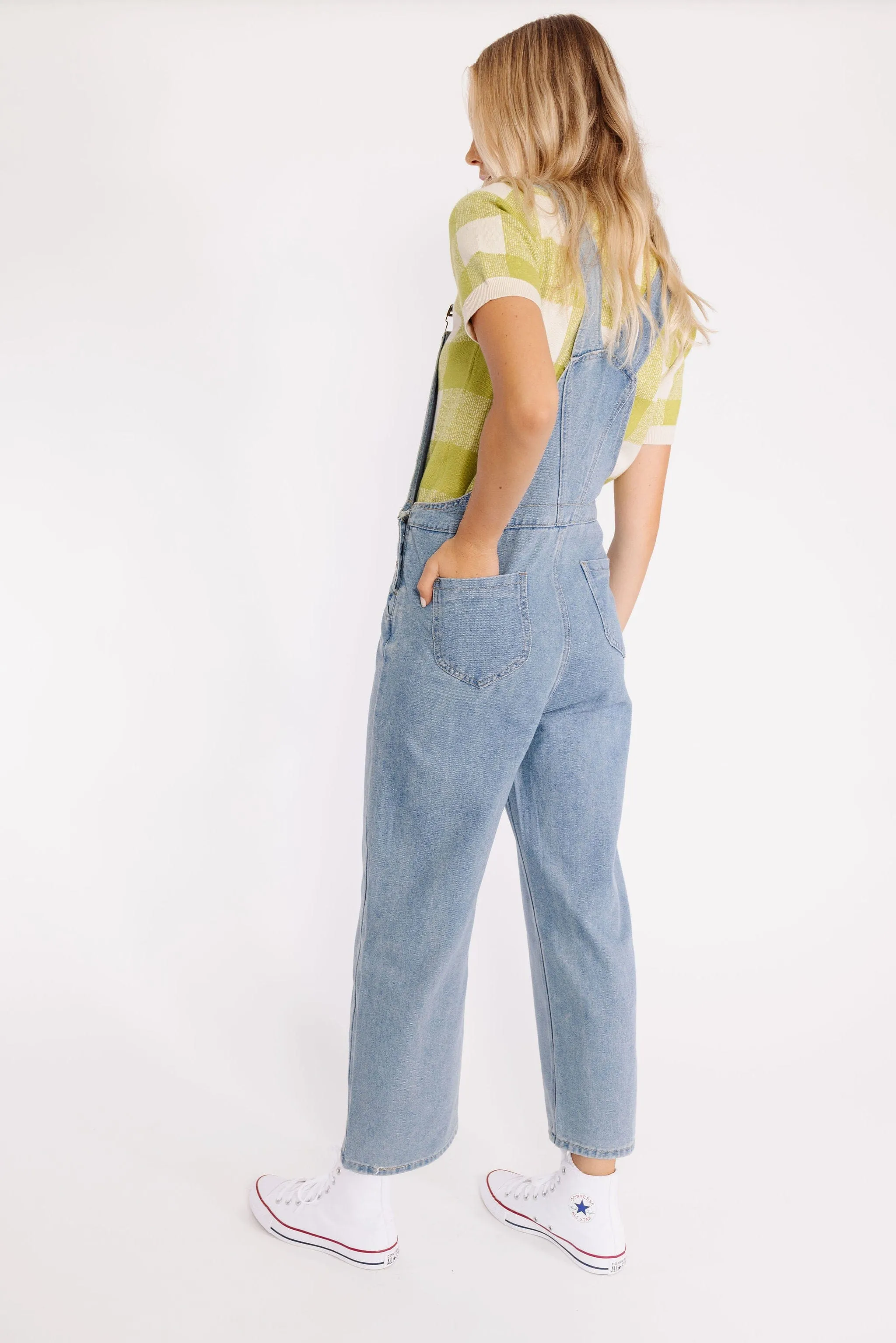 Maeven Overalls in Blue Denim