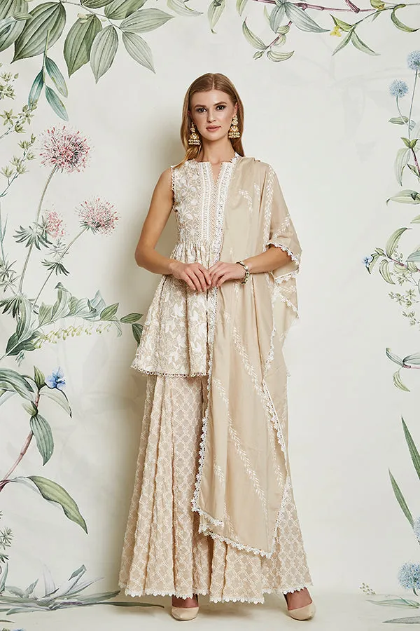 MAGNOLIA KURTA (BEIGE)